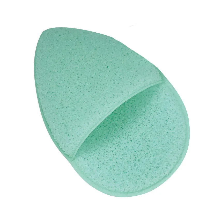 China Factory Lowest Price Makeup Remover Pads Leaf Shape Washable Puff face Cleaning Sponge