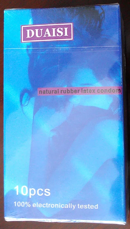 China Factory Chocolate Flavored Picture Cock Sleeve Condom