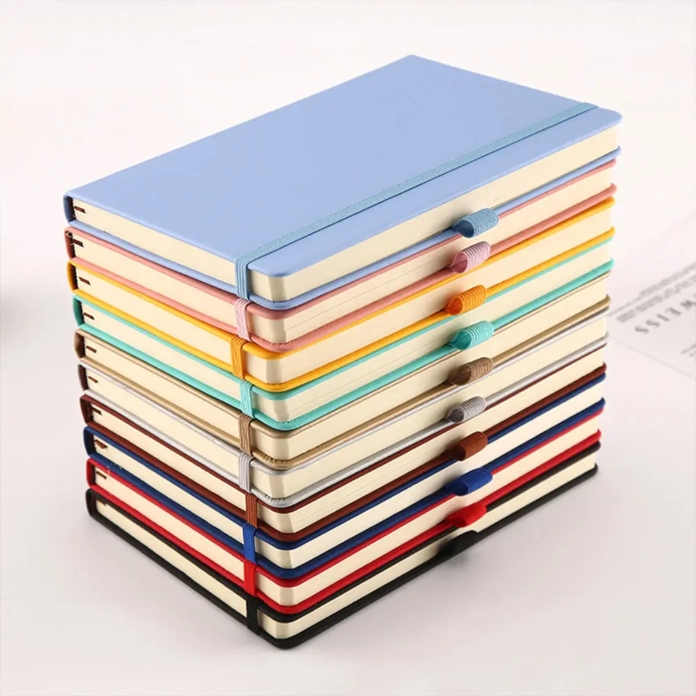 custom logo Hardcover Notebook B5,A5,A6 Pu Laser Engraved Gift logo unique notebook journal plan book