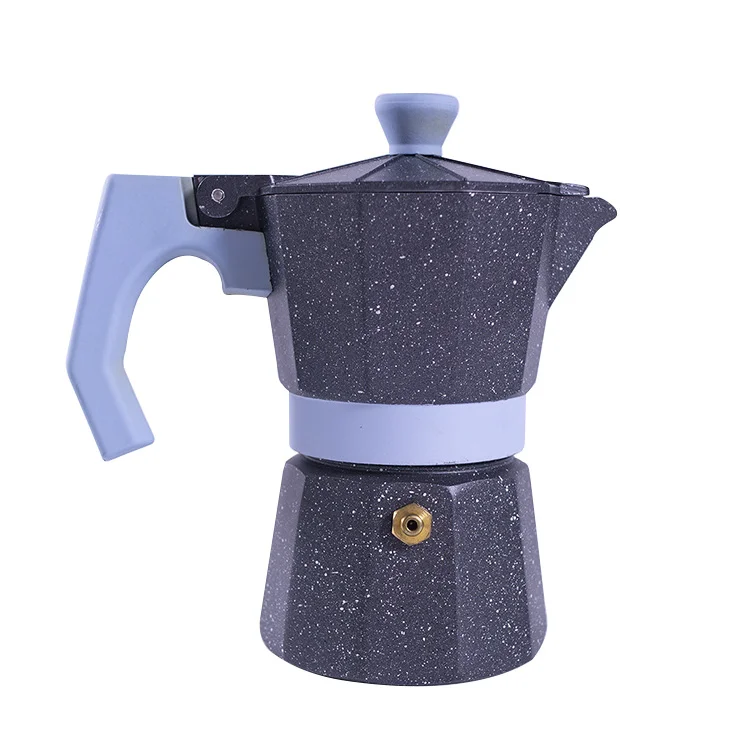 Hot selling Moka Pot Boiled Coffee Household Pour-over Extra Thick Aluminum Italian Small Coffee Pot American Style