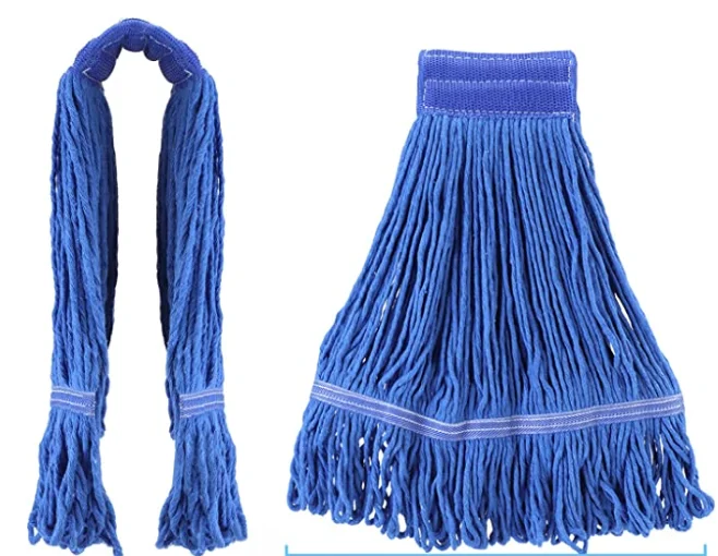 Microfiber String Mop for Hardwood Ceramic Marble Tile Laminate Floor Heavy Duty Industrial Wet Mop for Commercial Industrial