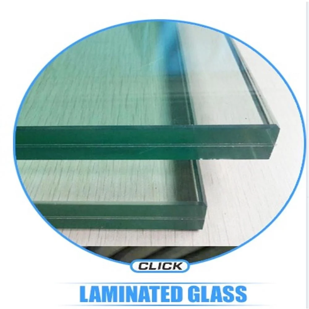 3+0.38+3mm Tempered Laminated Glass  Building Glass Triplex Laminated  Glass for Walls Vidrio Templado