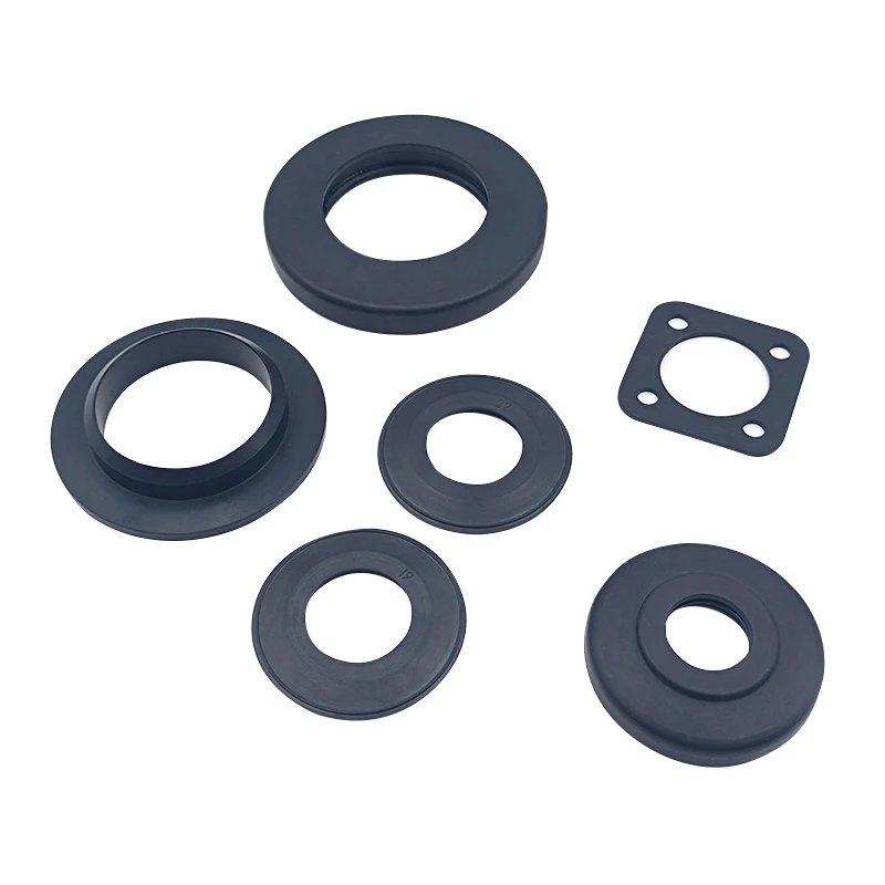 Latest Custom Transparent Food Grade Seal Gaskets Silicone Rubber Gasket Customized Dimension Different Materials EPDM FFKM