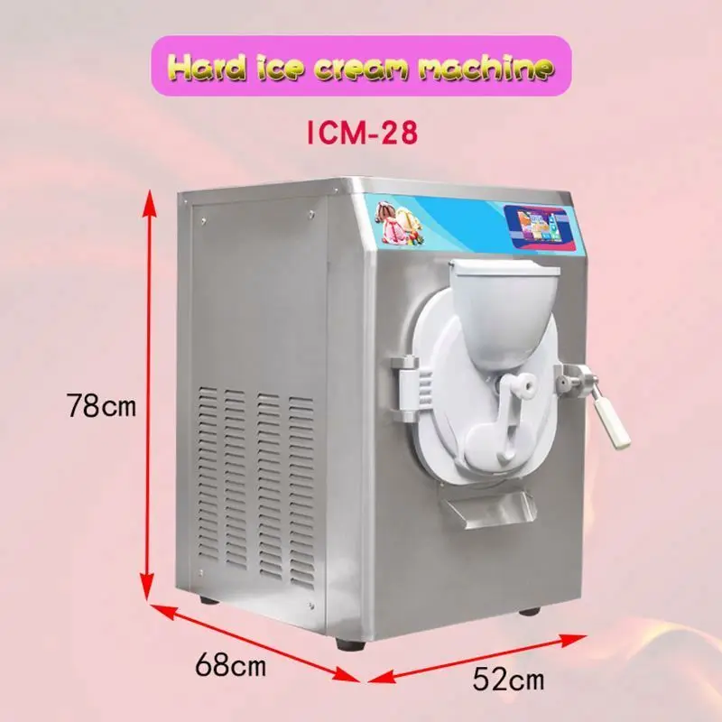 Pro- 35L Hard Ice Cream Batch Freezer Combination Pasteurize Machine