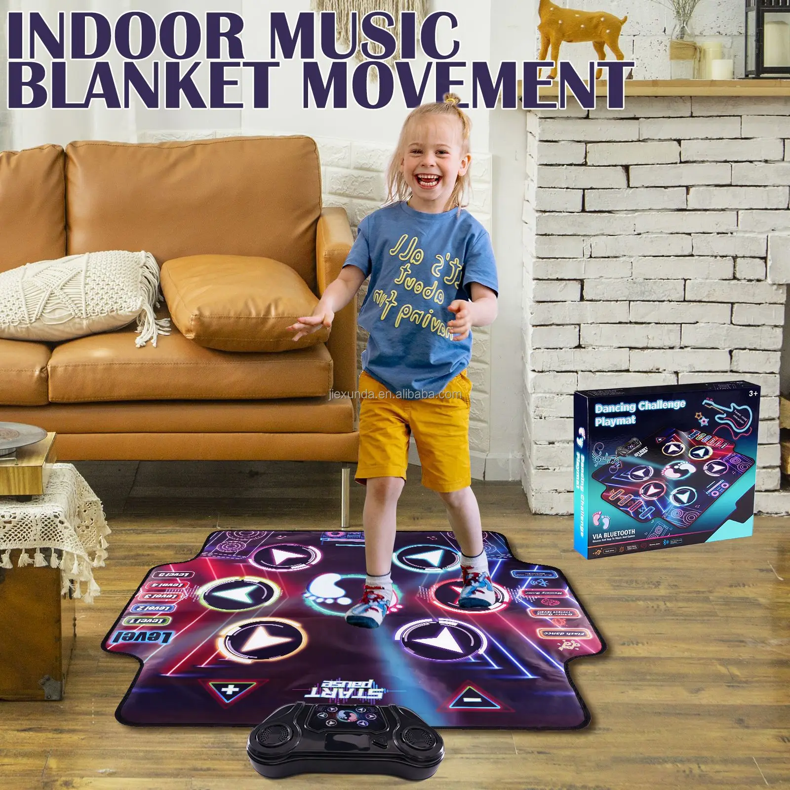 Hot Selling Electronic Dance Pad Non-Slip Plastic Dancing Step Mat for PC USB Dance Revolution Unisex