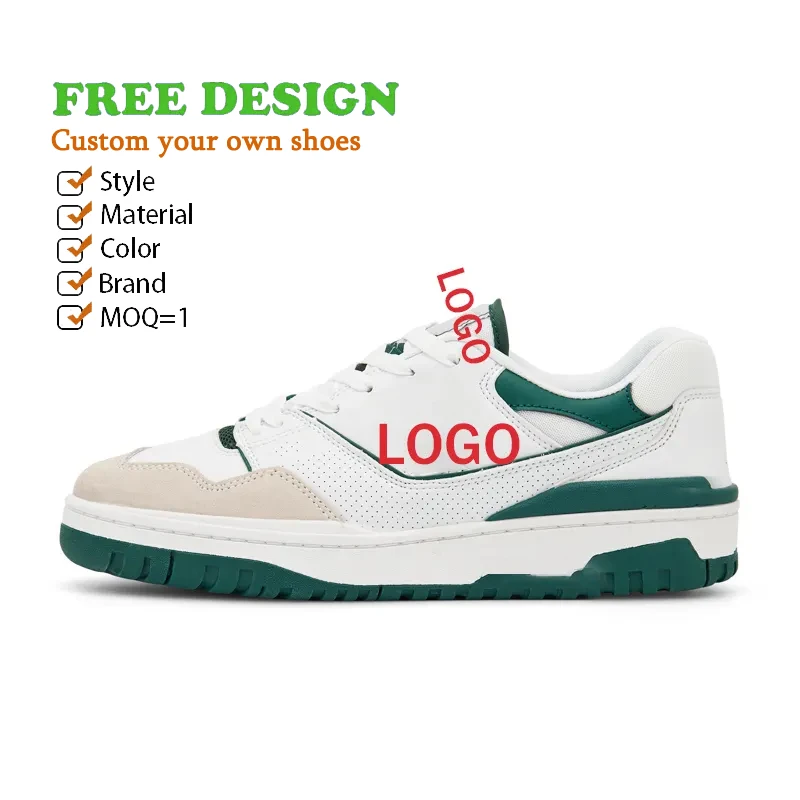 Wholesale Custom Original Brand Retro Chaussures Running Zapato Logo Casual Blank Men Trainers Running Sneakers 550 Shoes