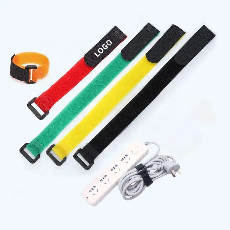 High Quality Cable Ties Binding Strap Data Cable Ties Velcroes 100% Nylon Hook and Loop Velcroes Custom Binding Strap Velcroes