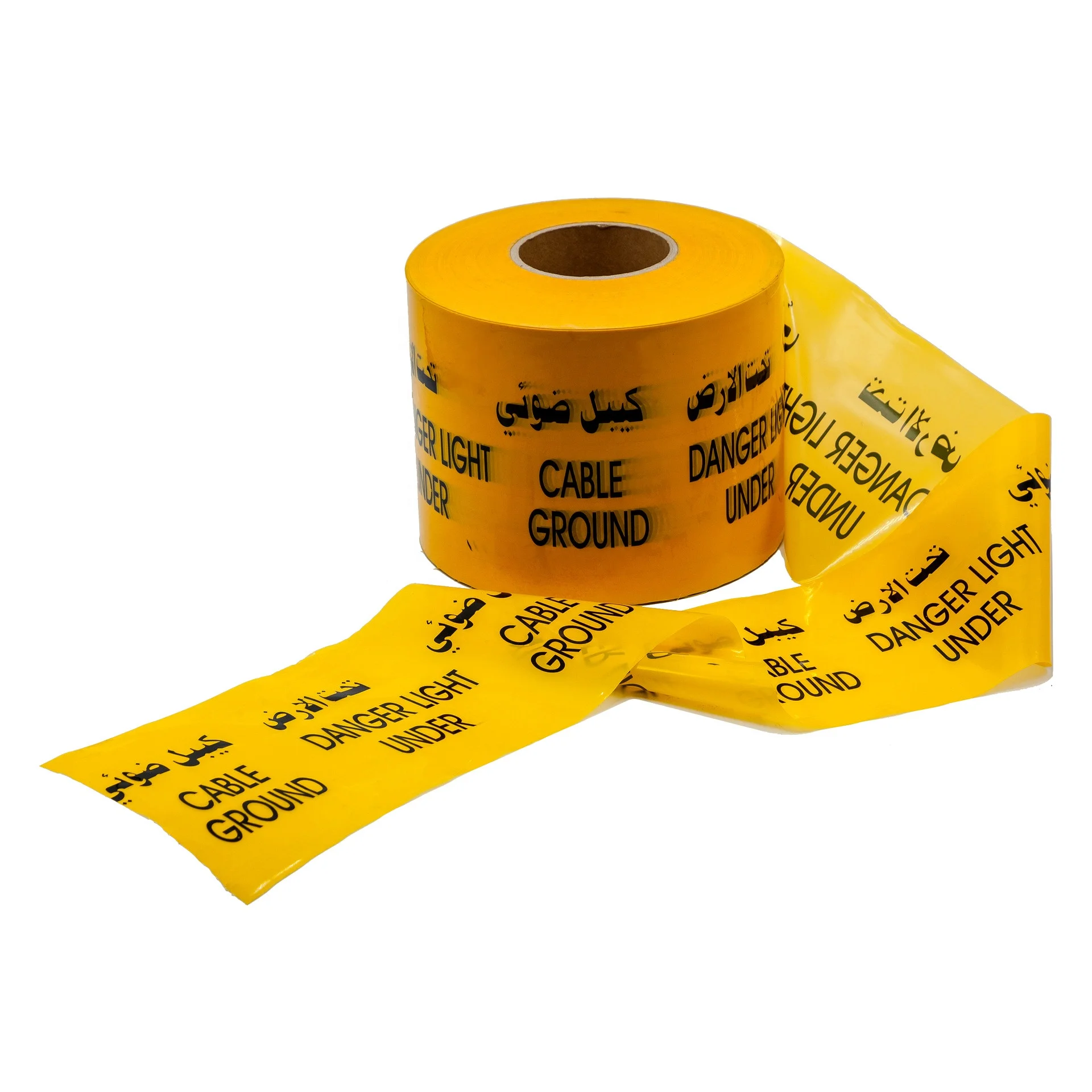 Coloured warning barrier tape custom self adhesive road floor marking caution tape