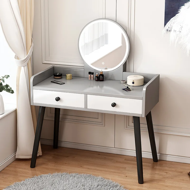 Bedroom Network Makeup Table Modern Simple Storage Cabinet Integrated Nordic Makeup Table For Sale