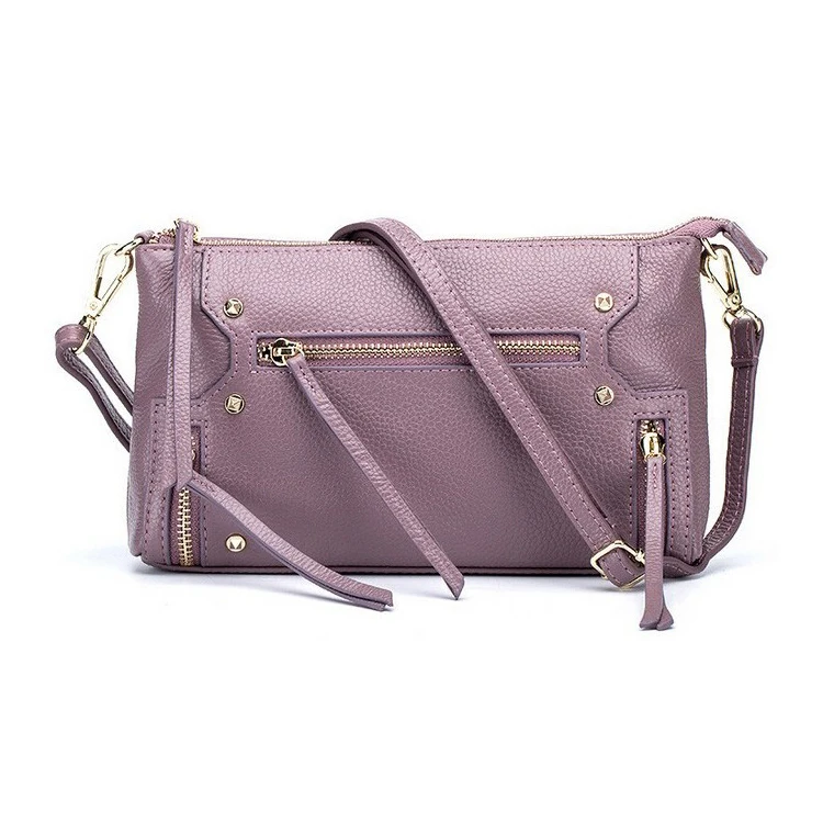 The Best Selling Designer Branded Full Grain Leather Crossbody Lady Bag European Fashion OL Handbag