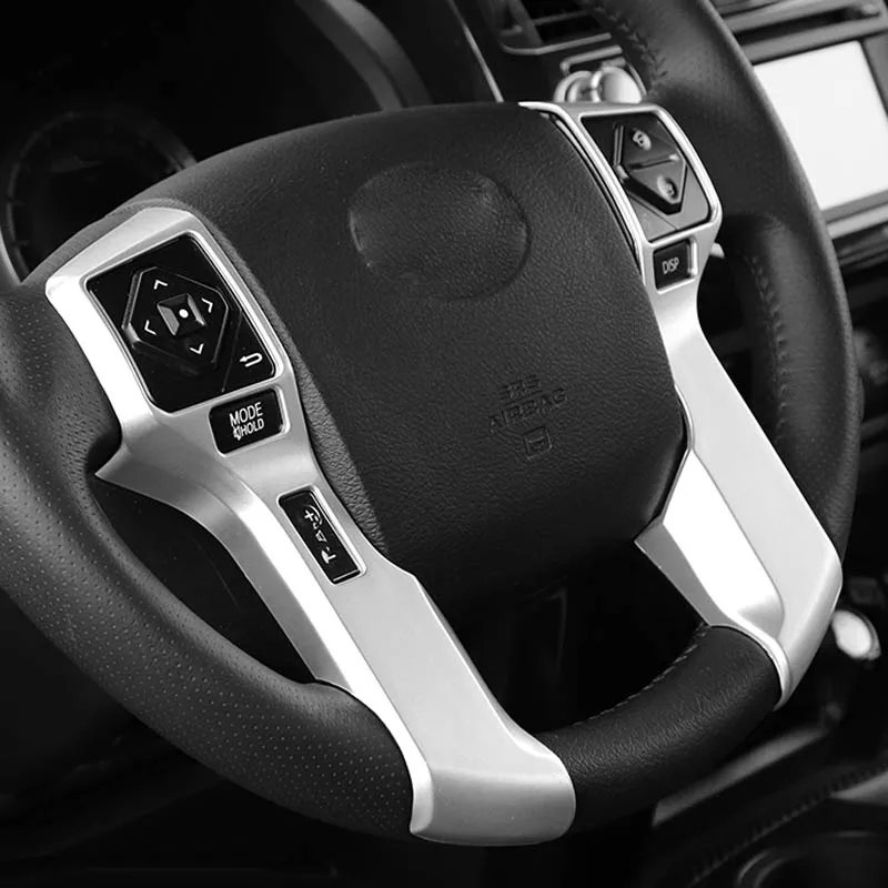Car Steering wheel sticker decorative frame trim for toyota 4runner 4 runner interior Accessories 2010-2019