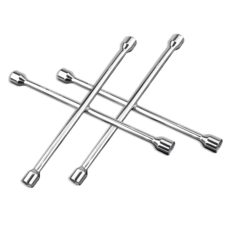 Customized Universal Various Sizes Car 4 Way Cross Lug Tire Nut Wheel Spanner Wrench