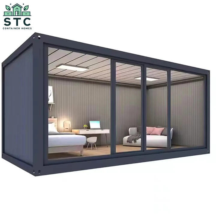 STC Best Selling Fast Food Kiosk Shipping Container House Modular Container Expandable Folding Container Dining Room From China