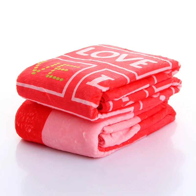 Soft warm all season custom printed fleece throw blanket