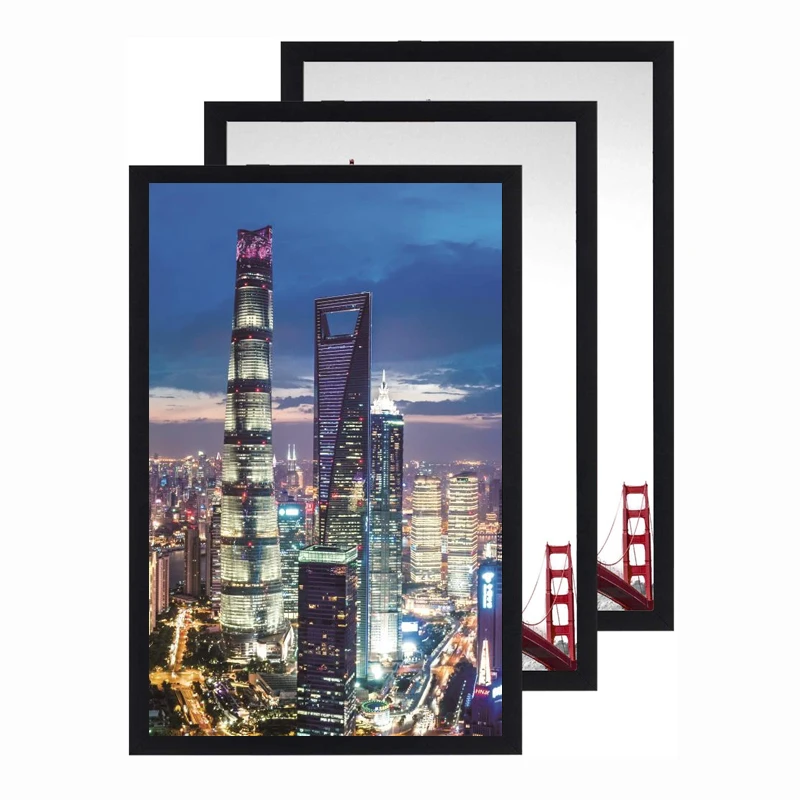 24x36 Inch Wood Picture Photo Frame With Passepartout For Apartment