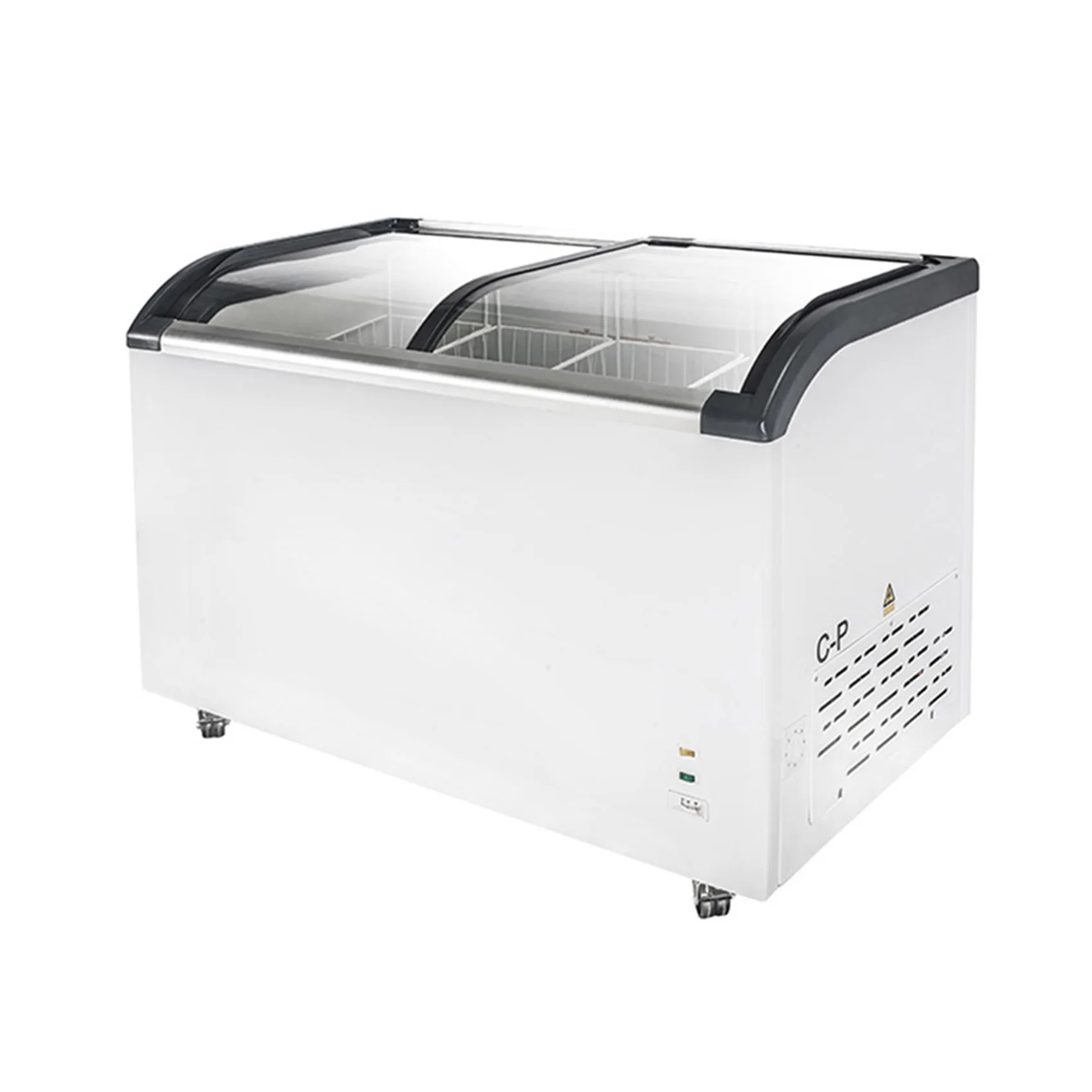 Factory Direct Sales Refrigerators Showcases Supermarket Display Glass Door Freezers Refrigeration Equipment