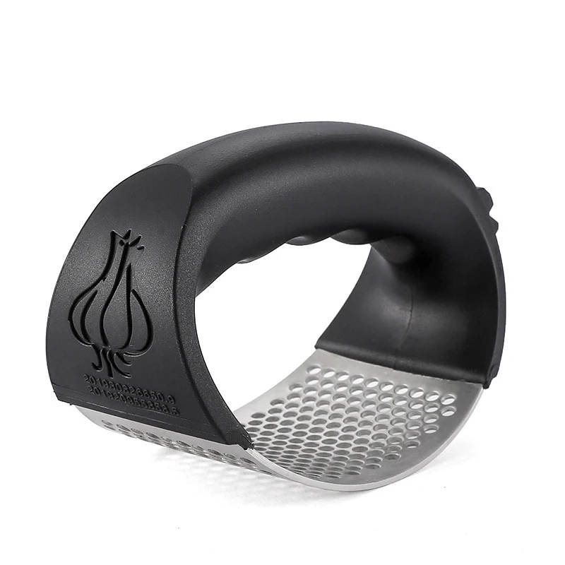 RAYBIN 2 In 1 high quality Manual Stainless Steel Meat Tenderizer crusher Loosener Garlic Press