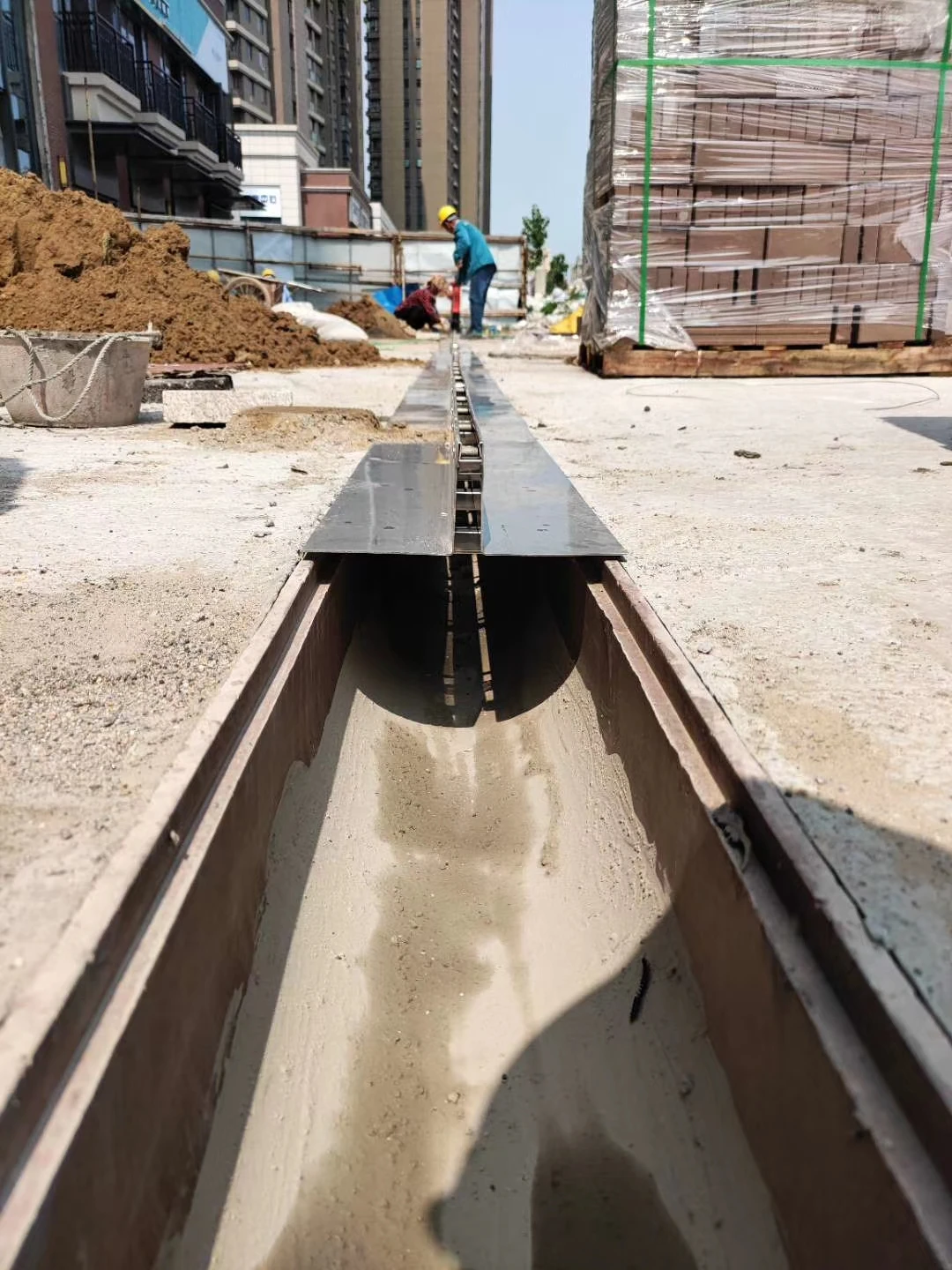 New arrival rain drain floor drain gutter system  polymer concrete channel for driveway