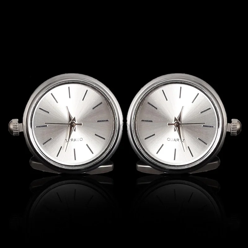 Cufflinks  Latest style Watch Stainless Steel Cufflinks