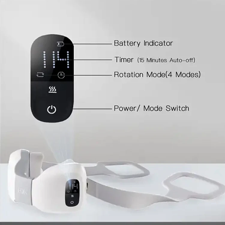 3D 4D Adjustable Whole Body Massager Heating Function Multi-modes Rechargeable Convenient Massager