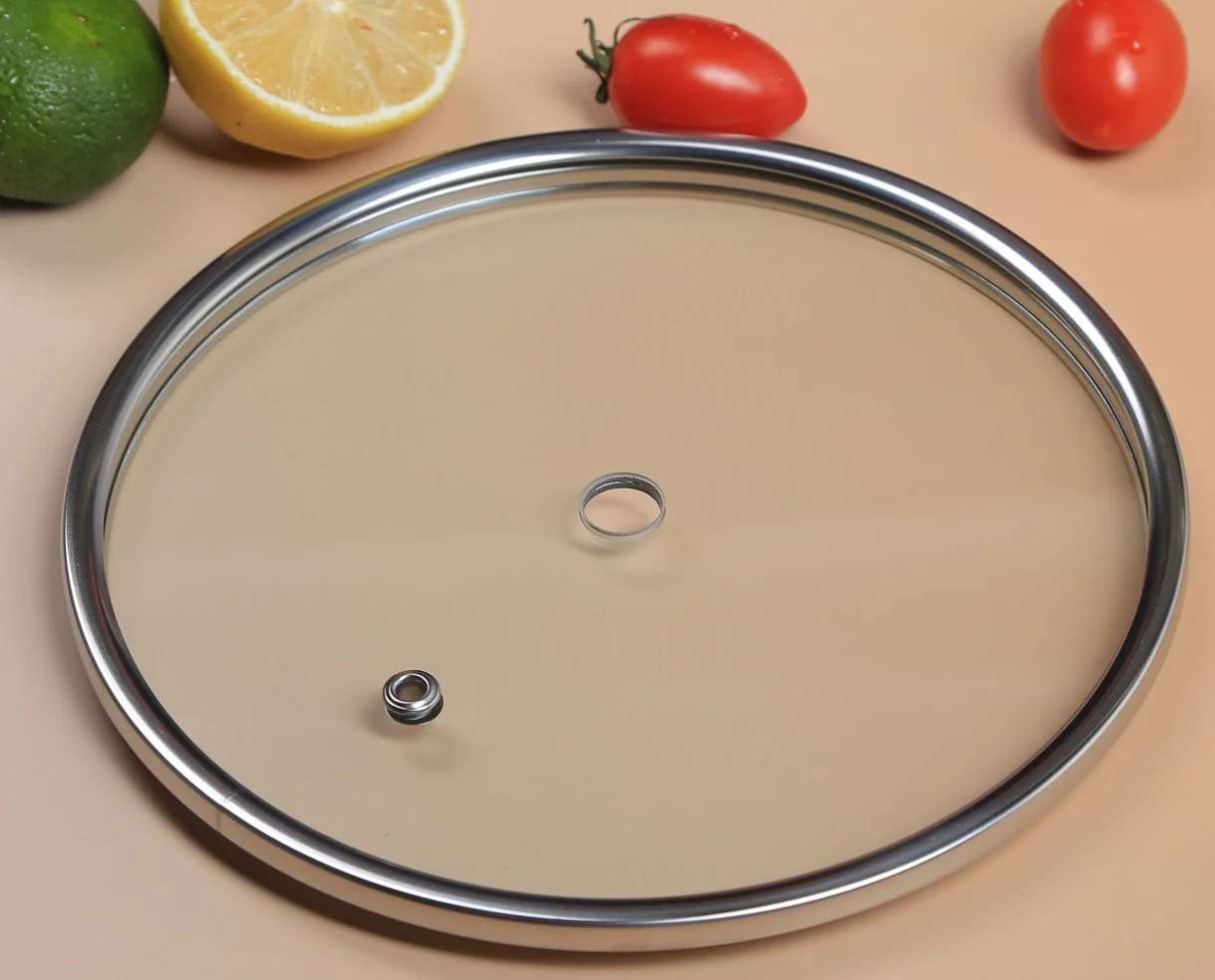 2023 H type selling glass pot lid universal lid tempered glass lid factory for cookware sets
