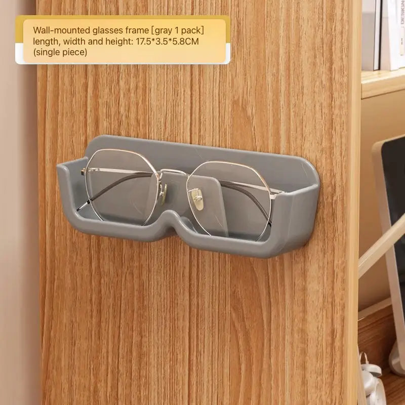 Wall Mounted Plastic PP Waterproof Pastable Sunglasses Myopia Storage Rack Wall Shows Eyewear Glasses Standing Racks