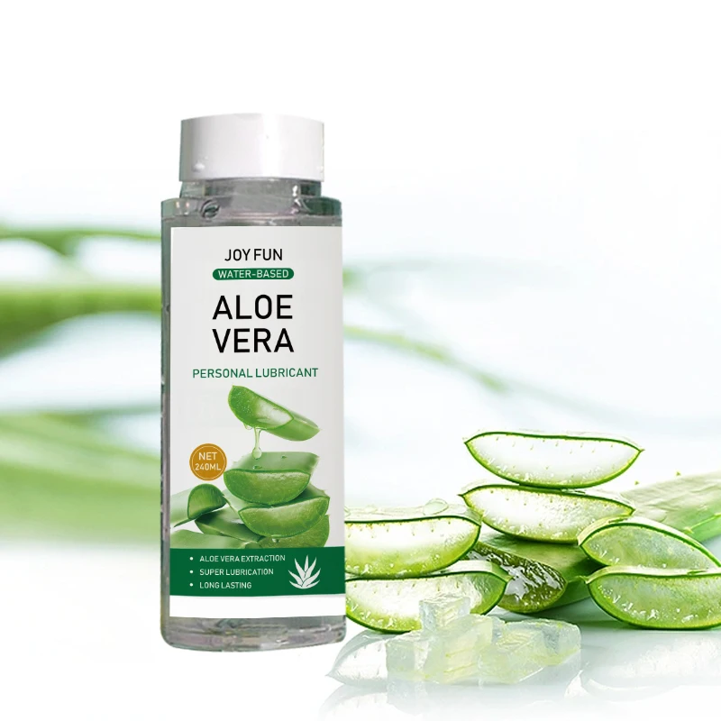 240ml ready to ship aloe natural sex gel plant water based sex lubricant