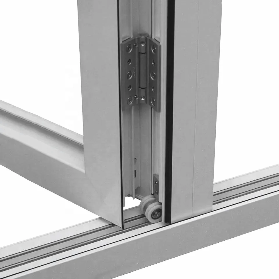 Aluminum Tempered Glass Safety Folding Doors Bifold Doors Aluminium Accordion Door
