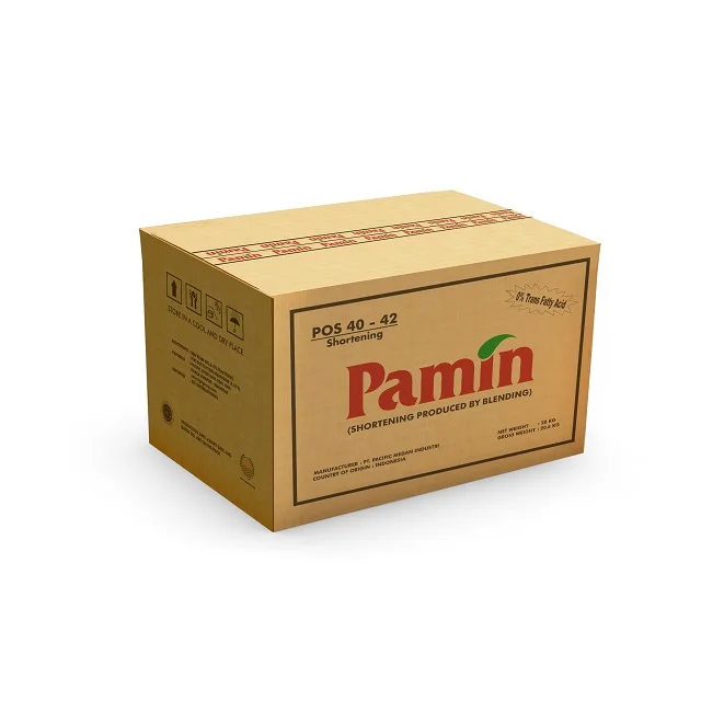 Indonesia manufacturer palm oil and fractions PAMIN RSPO Mass Balance Shortening
