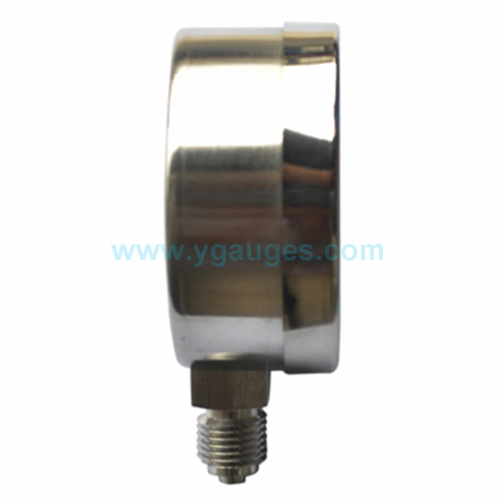 Wholesalers professional factory price stainless steel case water bourdon tube pressure gauge