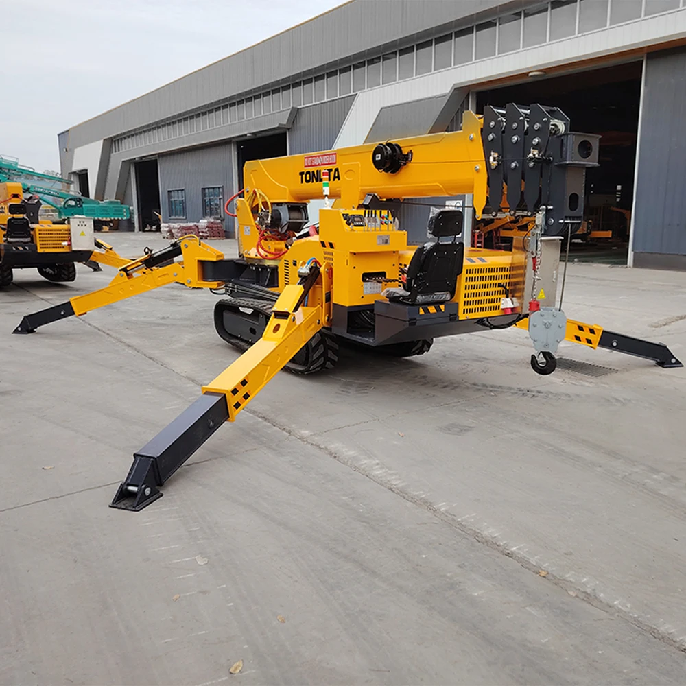 CHINA Crawler Telescopic Boom Spider Crane Electric CPA EURO 5  TONLITA Crane Spider 5TON 12TON