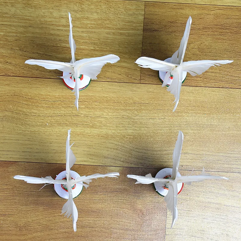 Bulk Order Cheap Price Custom Color Logo Package Colorful Kick Shuttlecock Turkey Feather Jianzi Wholesale