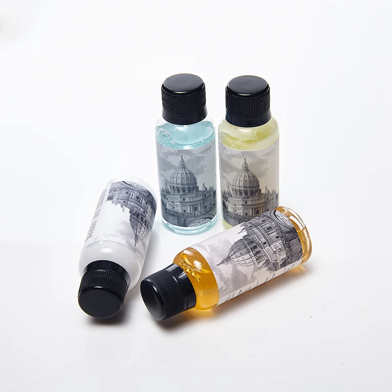 Индивидуальная торговая марка 15 мл 30 40 100 роскошные мини-Товары для ванной комнаты и отеля масляный Кондиционер волос набор