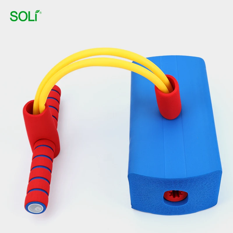 Пенопластовый Перемычка Pogo безопасная палочка прочная пена и банджи игрушки для