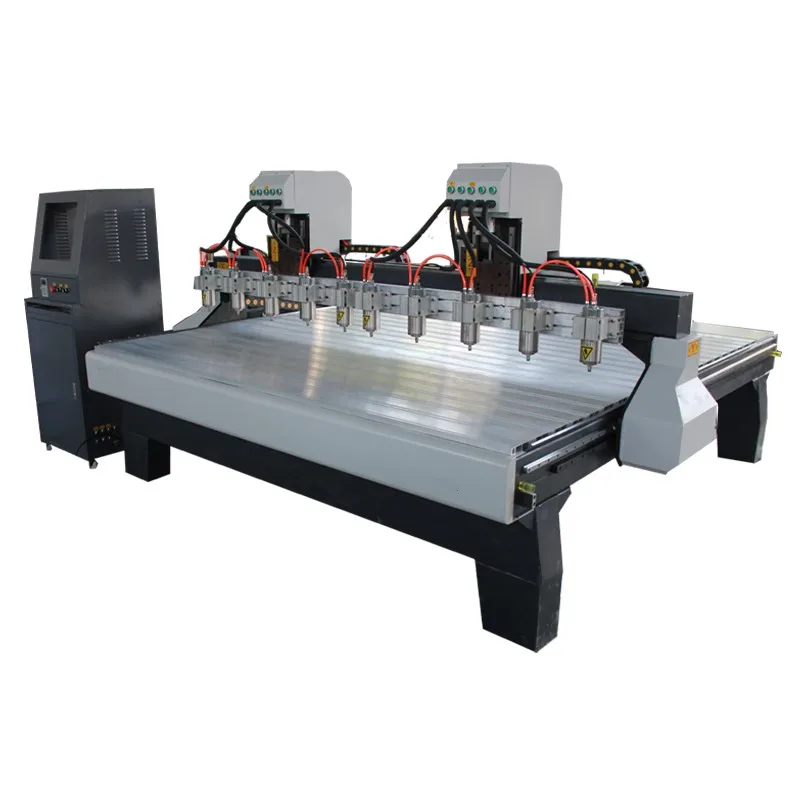 4/5/6/8PCS Spindles 1325 1530 1825 2025 Multiheads CNC Router 2.2kw/1.5kw Furniture Carving Router