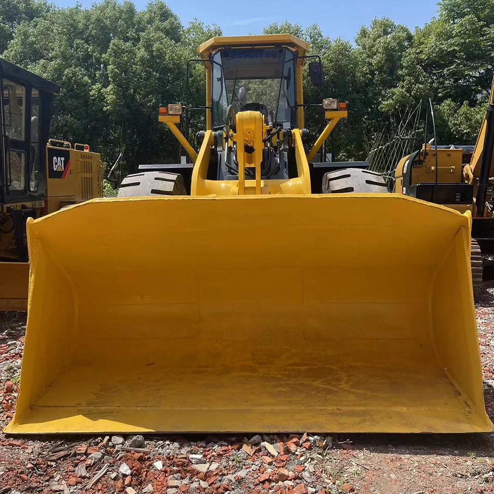 Подержанный Колесный погрузчик Komatsu WA470-3 в хорошем состоянии подержанное легкое эксплуатации экономное масло сделано Японии