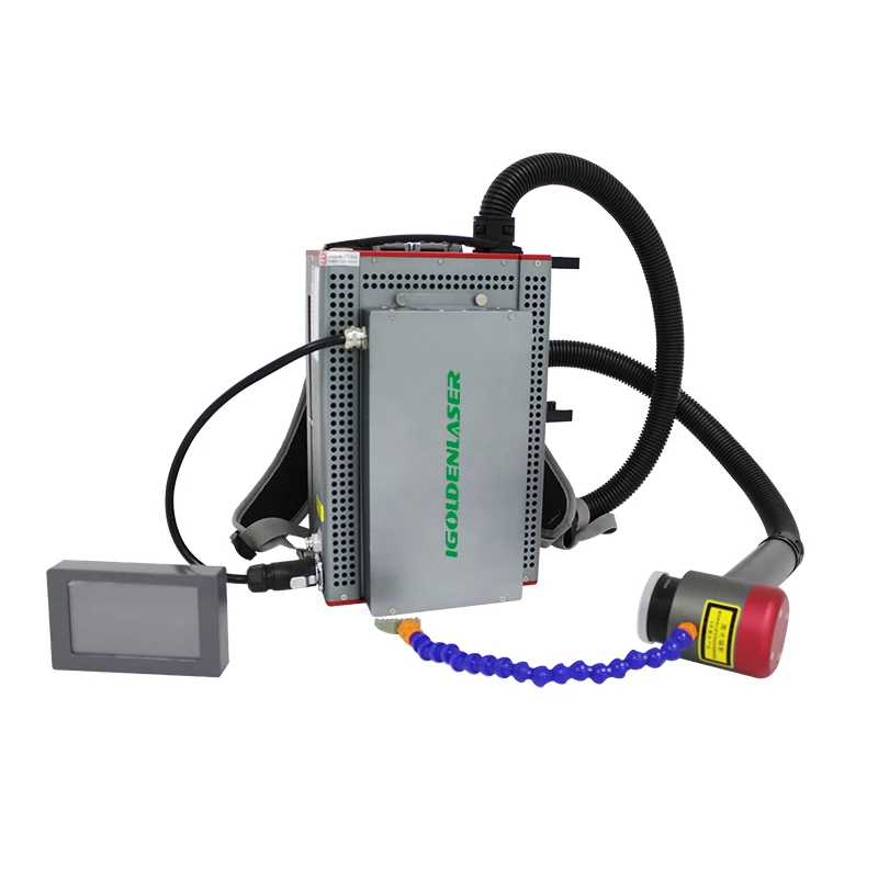 Portable Small Pulse Handheld Laser Cleaning Machine  Rust Removal for Metal Surface