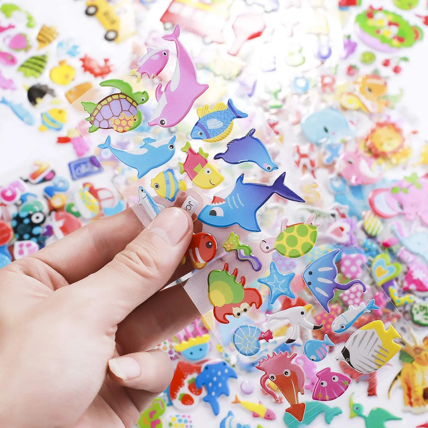 1000+ 40 Different Sheets 3d For Bulk Girl Boy Birthday Gift Scrapbooking Teachers Toddlers Including Puffy Kids Sticker