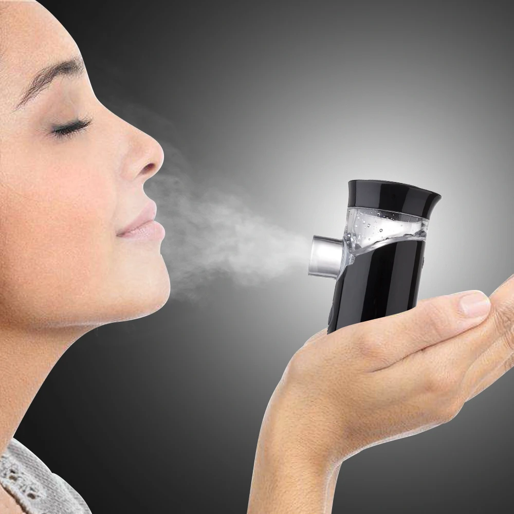 
Portable Nebulizer Inhale Machine Adult Kids Mask Mouthpiece Kit Low Noise 