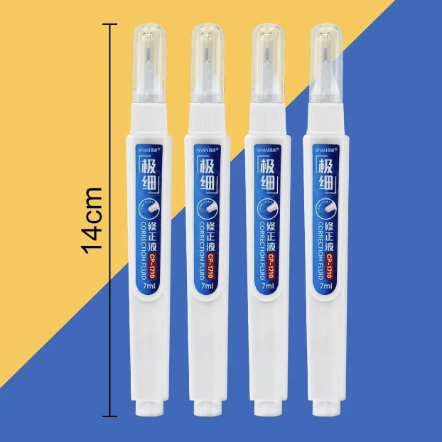 Eurolucky New Correction Fluid Pen Student Quick Drying Correction Fluids Large Capacity Fluid Pen Correction