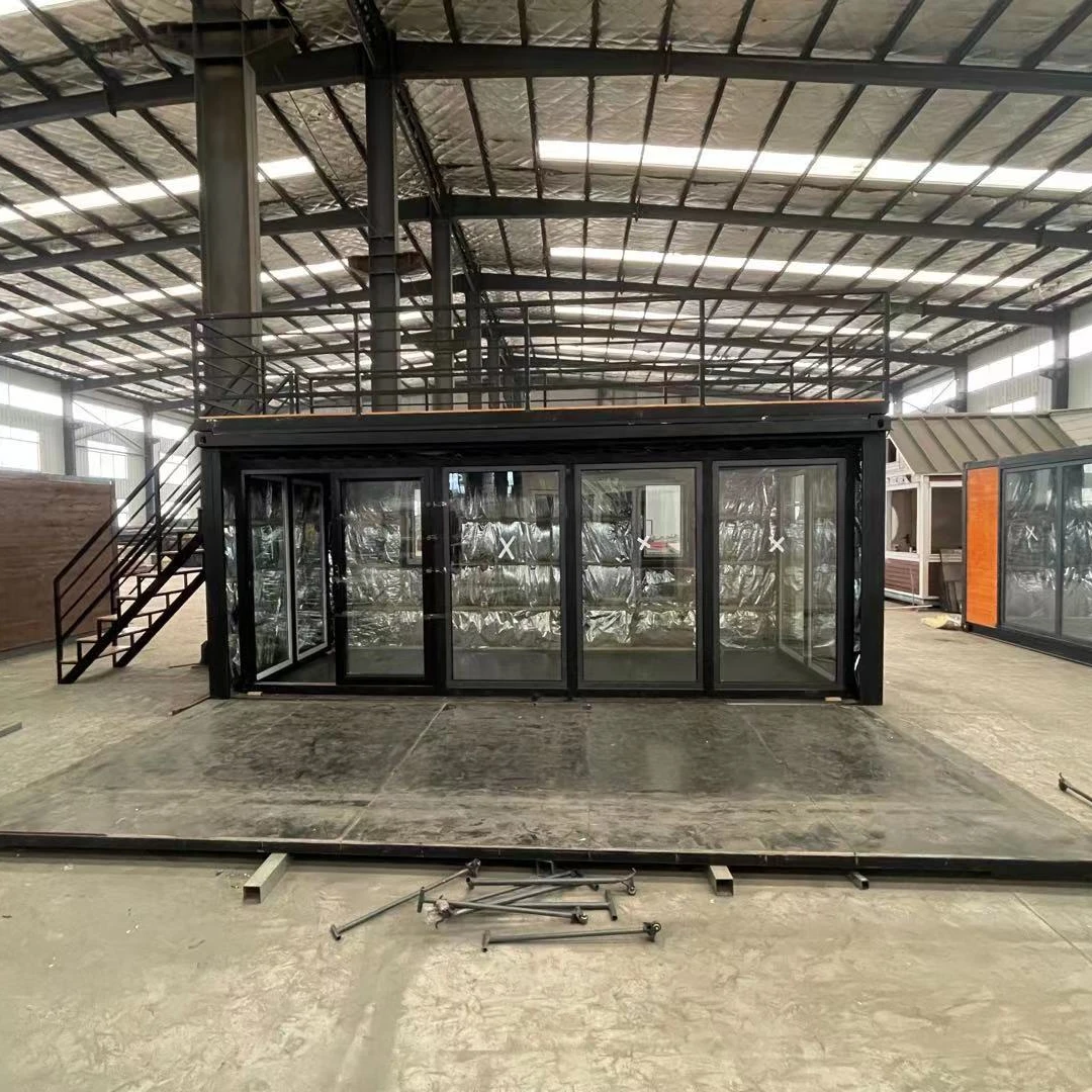 popular office retail shop  With High Quality high-end casa prefab small wooden container house tiny home  price Villas rooming