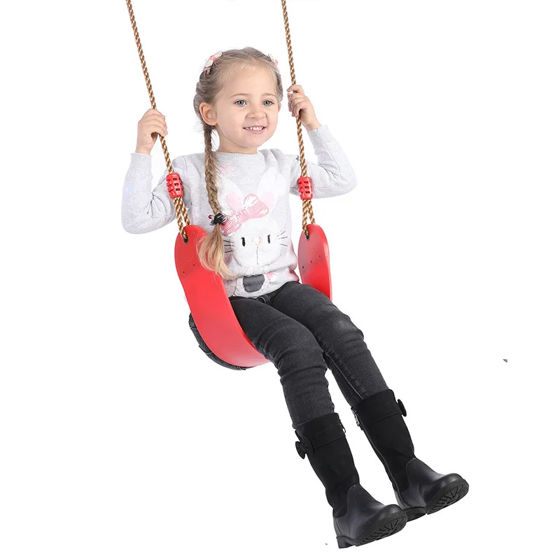High Quality Children Outdoor Plastic Swing Garden Hanging Chair Swing Set