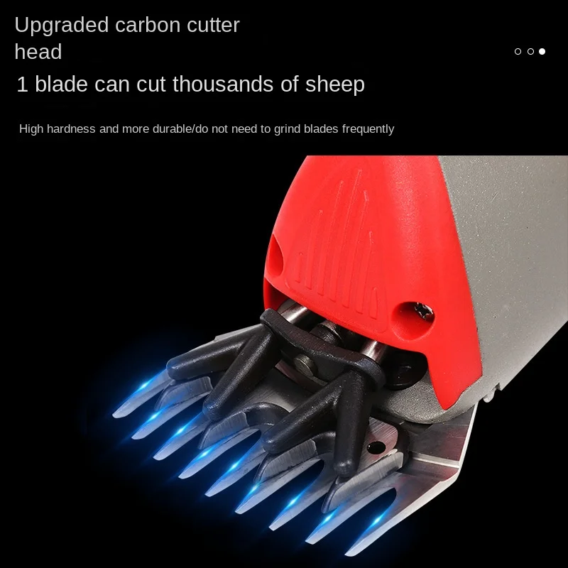 Strong Power Carbon Cutter Head Sheep Wool Shears Electric Animal Hair Cutter Sheep Clipper