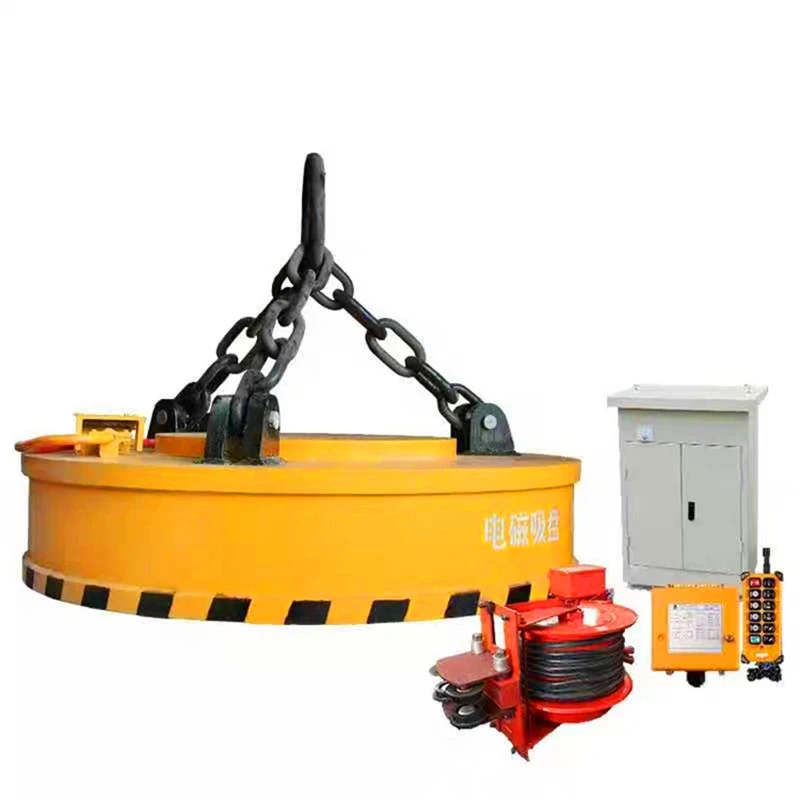 Excavator Hydraulic Lifting Magnet 15 tons - 45 tons Hydraulic Excavator attachment electric lifting magnet for scrap metal