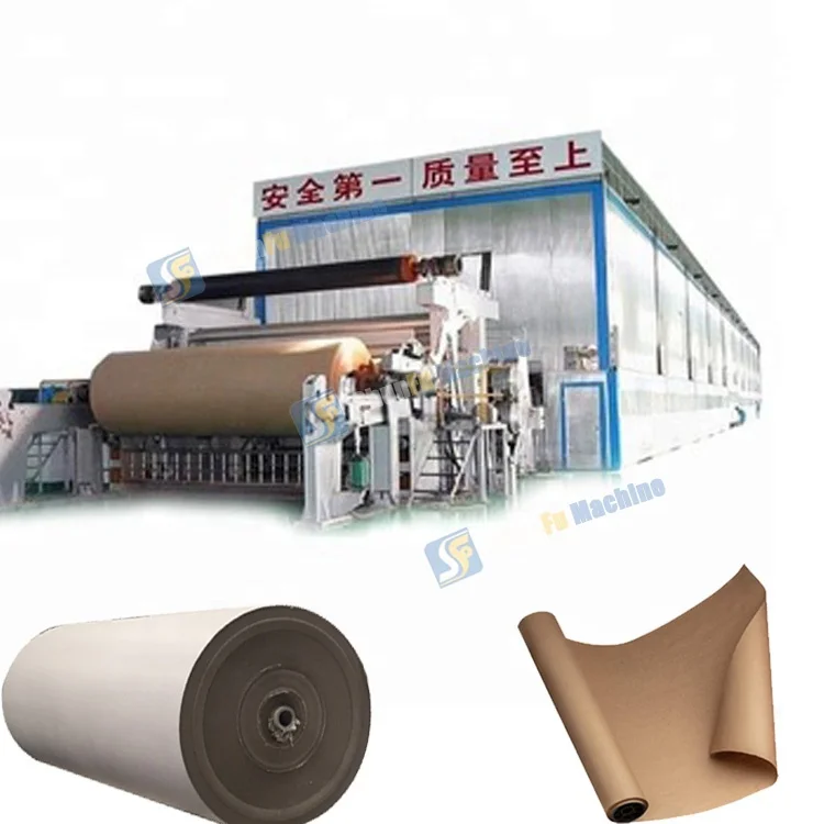 Kraft Paper Making Machine Prices Used for Paper Mill Plant