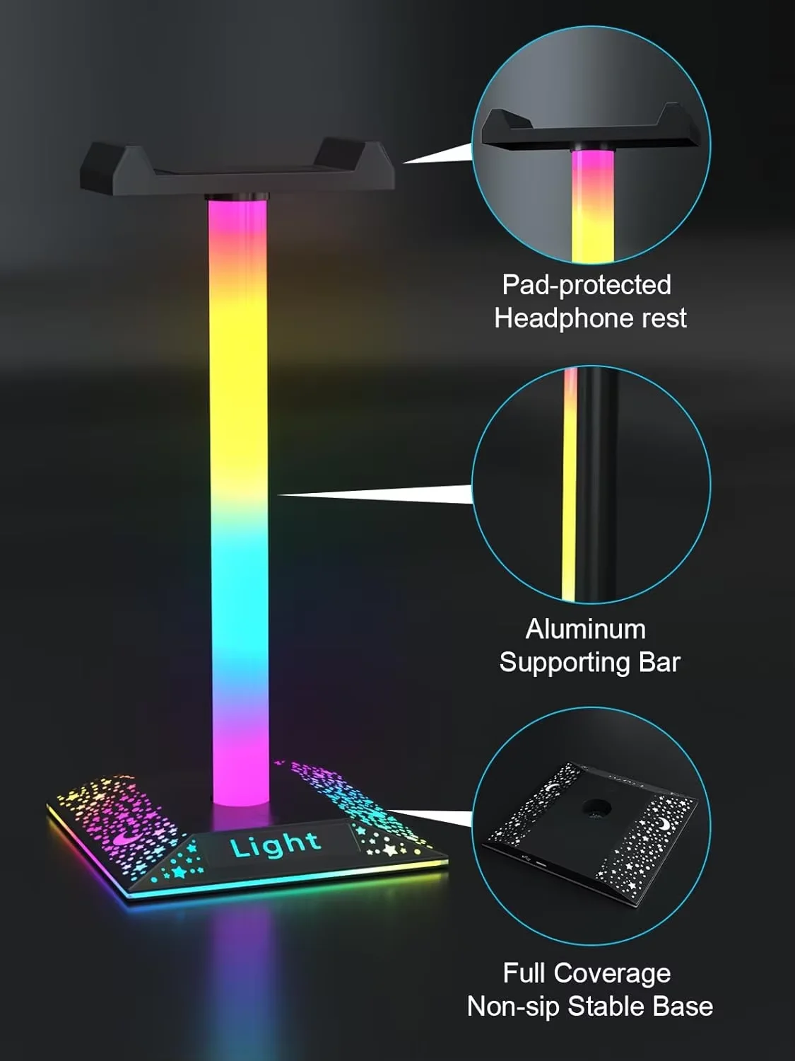 RGB LED Light Bar with Music Synchronize USB Ambient Lamp for Gaming Room Decoration