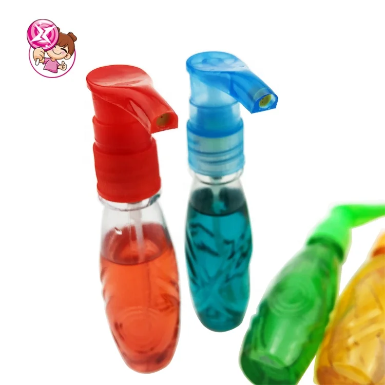 Hot Selling Mixed Fruit Flavors Mini Super Sour Spray Liquid Candy To The Middle East market