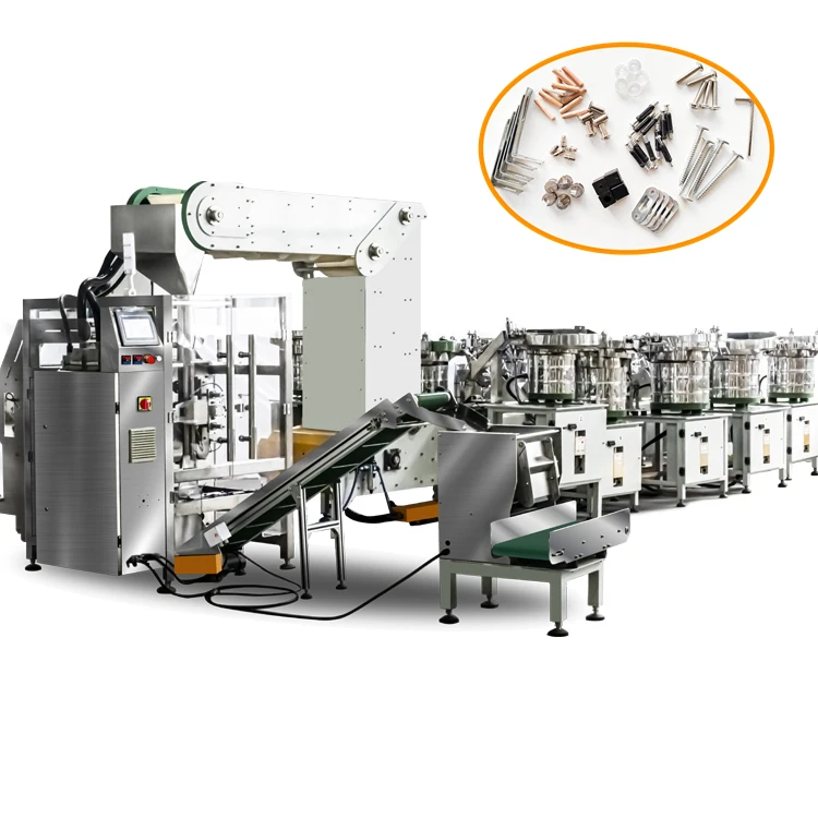Shanghai Feiyu Factory Price Automatic Hardware Items Wire Nails and Bolts Small Bag Pouch Packing Machine