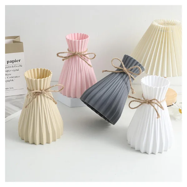 Оптовая продажа, ваза для дома, пластиковая ваза для цветов, современный цветочный горшок, Цветочная сеть, Скандинавское украшение для дома