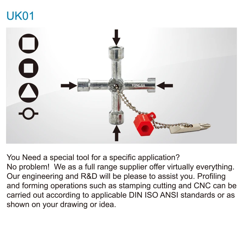 Универсальный ключ 6 way # UK01
